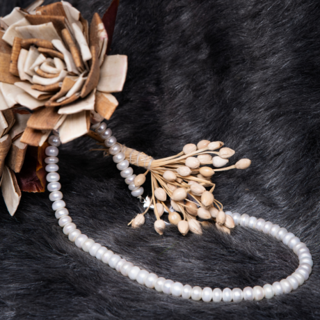 <div style="font-family: 'Georgia', serif; color: #333; line-height: 1;">   <h2 style="color: #b88e56; font-size: 0.8em; letter-spacing: 2px;  margin-bottom: 15px;">CLASSIC SINGLE LINE PEARL NECKLACE</h2></div>